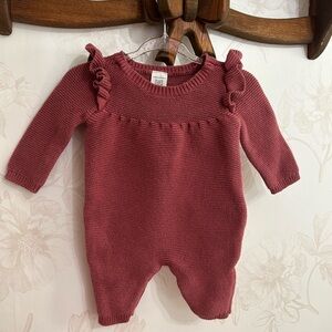 Carters knitted romper outfit